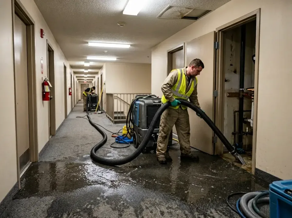 multi-unit-apartment-hallway-f-005 — frequently asked questions, Emergency Burst Pipe Water Extraction & Removal in Ridley P…